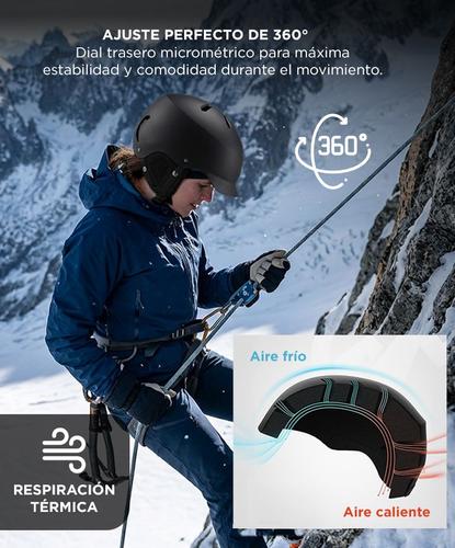 Casco Ski Snowboard  Southport by Gadnic Talle M 55 a 58 cm ABS EPS Ajuste 360  - 2