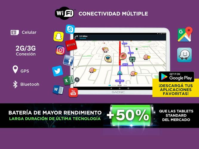 Tablet Gadnic Phone-7 Gamer 3G Quadcore 32gb 2gb 7