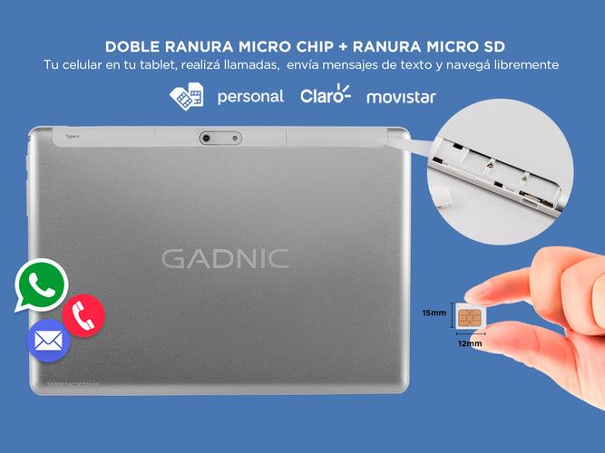 Tablet Gadnic Taurus Phone Gamer 3G Quadcore 32gb 2gb 10