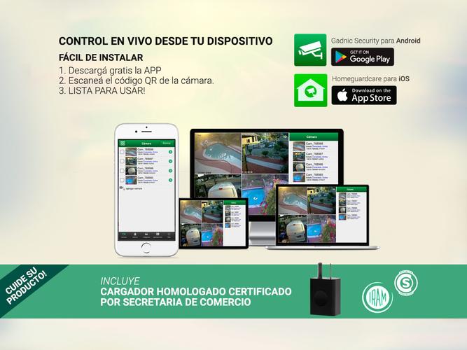 Cámara Seguridad HD P2P IP Wifi Domo Motorizado - 2