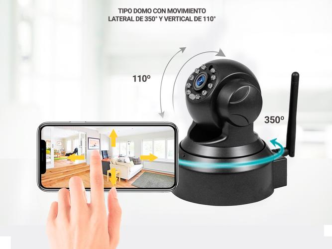 Cámara Seguridad HD P2P IP Wifi Domo Motorizado - 4
