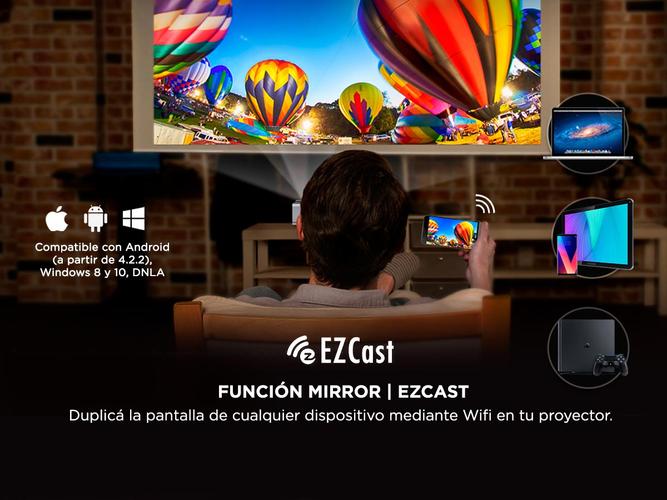 Kit Proyector Gadnic Mirror 1500 L + Trípode - 3