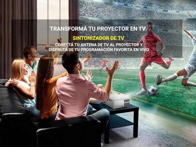 Proyector Gadnic Ultra View 6000 Lúmenes HDMI x 2 VGA USB - 5