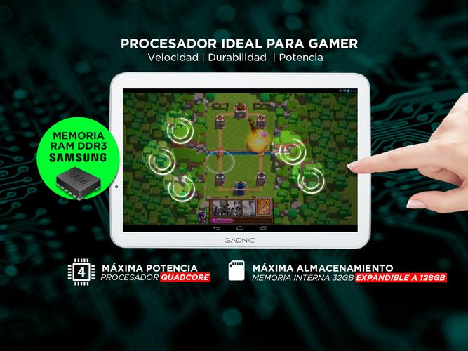 Tablet Gadnic Phone-7 Gamer 3G Quadcore 32gb 2gb 7