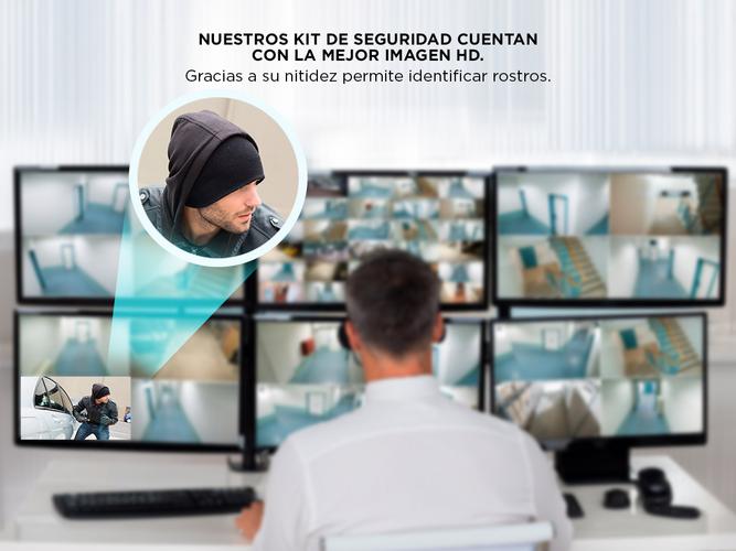 Cámaras de Seguridad x16 + DVR Gadnic SX17 Interior / Exterior Visión Nocturna 1tb - 4