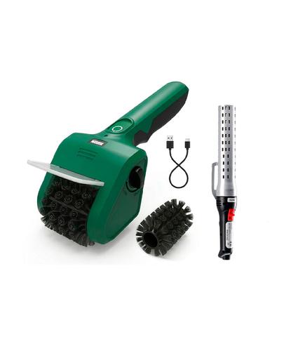 Kit Parrilla Gadnic Cepillo Electrico Bron Recargable Mas Encendedor Electrico 2000W Alta Temperatura - 6