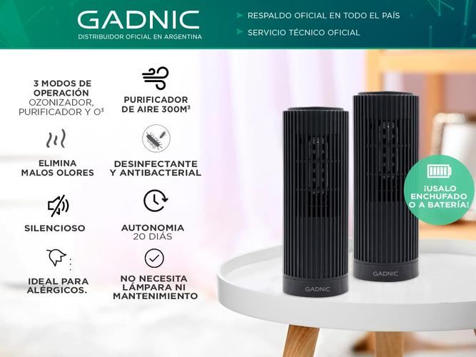 Kit 2x Ozonizador de Aire Gadnic O3P PRO 12mg/h - 1