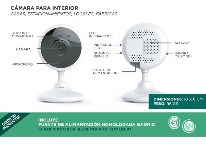 Camaras De Seguridad Baby Call x2 Gadnic 702 Full HD 1920x1080 - 5