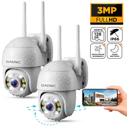 Camaras de Seguridad Wifi IP Gadnic DM200W x2 Full HD Motorizada  - 0