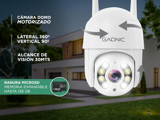 Camaras de Seguridad Wifi IP Gadnic DM200W x2 Full HD Motorizada  - 5
