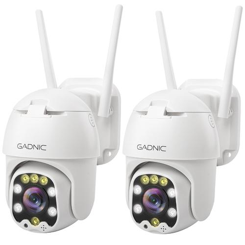Camaras De Seguridad Gadnic DM300W x2 IP WIFI Para Exteriores 1080P Visión Nocturna - 0