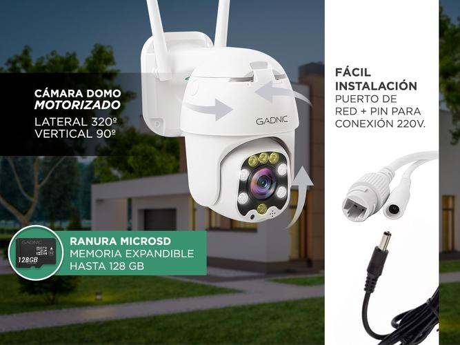 Camaras De Seguridad Gadnic DM300W x2 IP WIFI Para Exteriores 1080P Visión Nocturna - 4