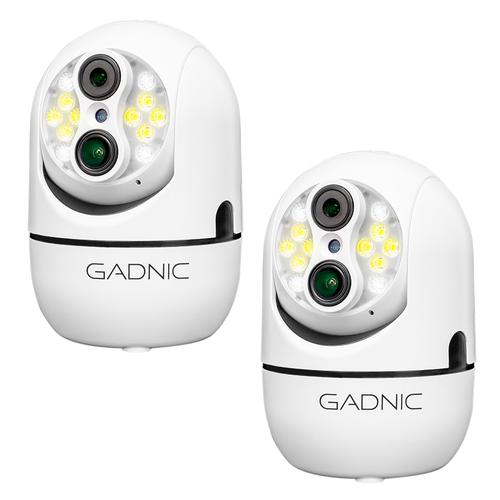 Kit X2 Cámara de Seguridad Gadnic con Lente Dual - 0