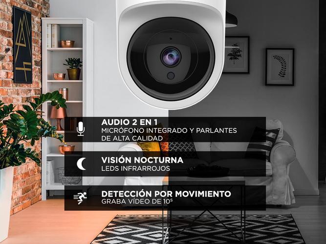 KIT 3 Cámaras de Seguridad Gadnic Wifi Visión Nocturna APP - 2