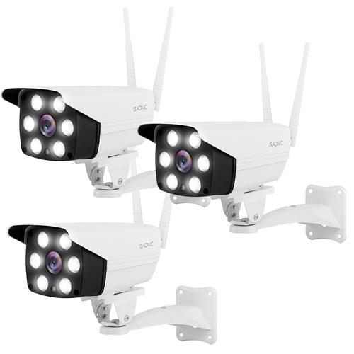 Camaras De Seguridad Gadnic CM200W x3 IP WIFI Exteriores HD 1080P - 0