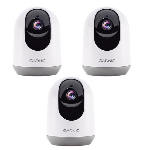 Kit x3 Cámaras de Seguridad Gadnic IP Motorizada 3MP Full HD Visión Nocturna - 0
