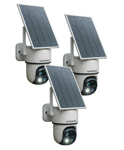 Cámara de Seguridad Solar Gadnic Lente Dual IP65 - 6