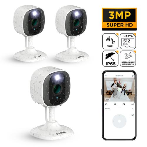 Cámara de Seguridad WiFi Gadnic Mini-G 2K Exterior - 0