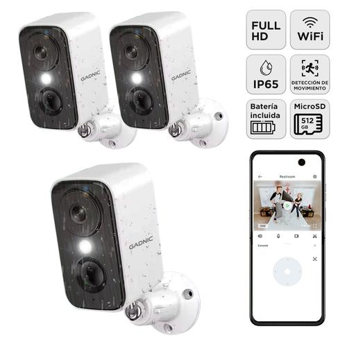 Camara Seguridad Gadnic Wifi Interior Exterior Full HD - 0