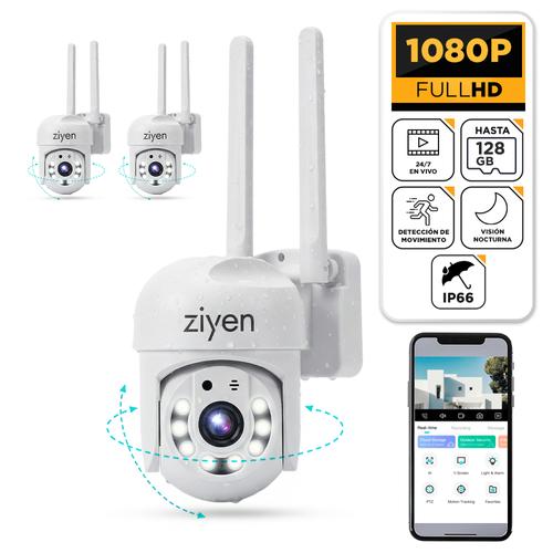 Kit x3 Camara De Seguridad Wifi Ziyen ZX39 2MP 1080p PTZ Movimiento 270 90 Vision Nocturna Audio Bidireccional ExtKit x3 Camara De Seguridad Wifi Ziyen ZX39 2MP 1080p PTZ Movimiento 270 90 Vision Nocturna Audio Bidireccional Exteriorerior - 0