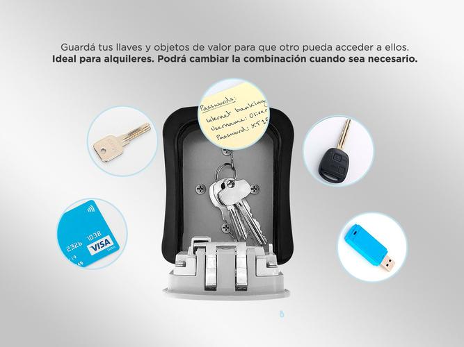 4x Caja Fuerte Para Llaves GADNIC E1 - 2