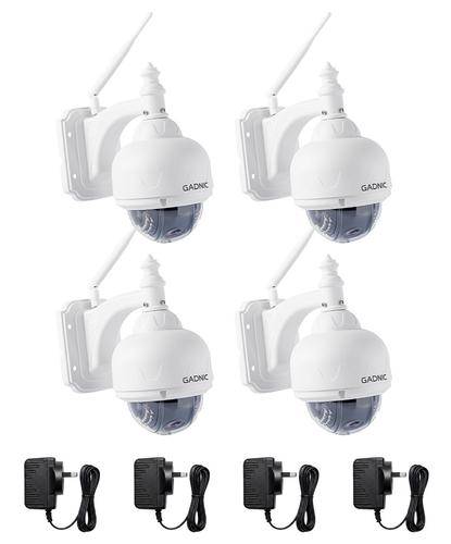 Kit x4 Cámara de Seguridad Gadnic Domo Motorizado IP WiFi Full HD Visión Nocturna - 6