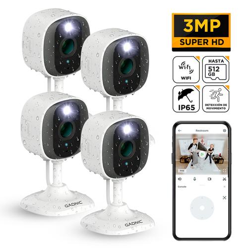 Cámara de Seguridad WiFi Gadnic Mini-G 2K Exterior - 0