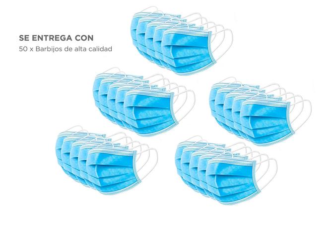 Barbijo Descartable Tricapa 3PLY x 50 Unidades - 5