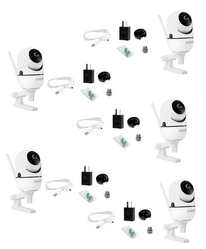 Kit x5 Cámara de Seguridad IP GADNIC Visión Nocturna HD Control por App - 6
