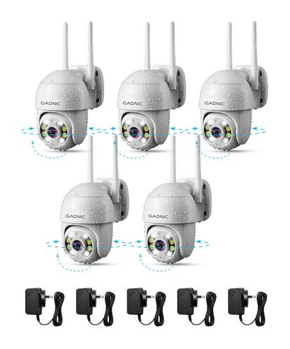 Kit x5 Cámaras de Seguridad Wifi IP Gadnic DM200W Full HD Motorizada - 6