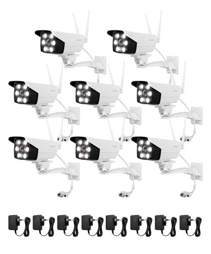 Kit x8 Camara de Seguridad Gadnic CM200W IP WIFI Exteriores HD 1080P - 6