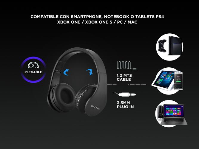 Auricular Bluetooth Gadnic GPlay + Brazalete - 2
