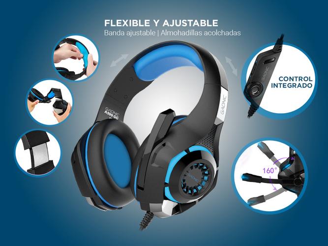 Auriculares Gadnic A500 GO Gamer Compatible Consolas - 4