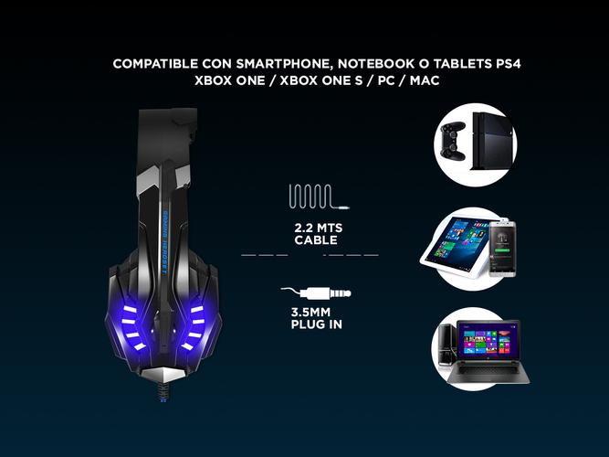Auriculares Gadnic A700 Play Gamer Compatible Consolas - 2
