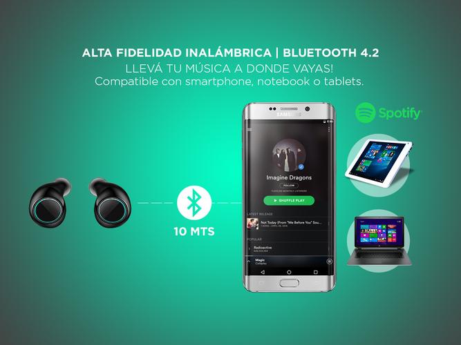 Auricular In Ear Gadnic A360 AIR PRO 2 en 1 Power Bank  - 2