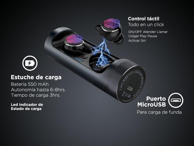 Auriculares Bluetooth Gadnic A550 In Ear   - 5