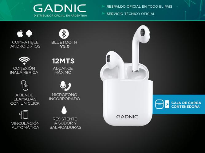Mini Auriculares Bluetooth G-360 GADNIC  - 1