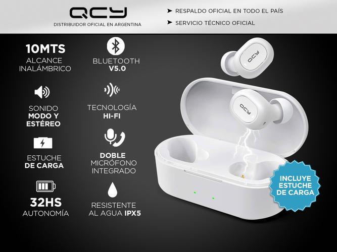 Auriculares Bluetooth QCY T2C Manos Libres Inalambrico - 1