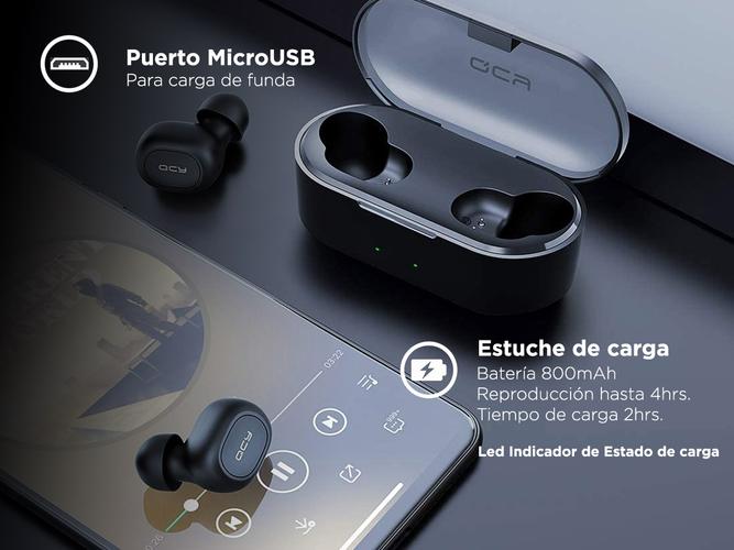 Auriculares Bluetooth QCY T2C Manos Libres Inalambrico - 4