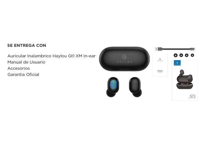 Auricular Inalambrico Haylou Gt1 XM In-ear Bluetooth 12hs by Xiaomi  - 6