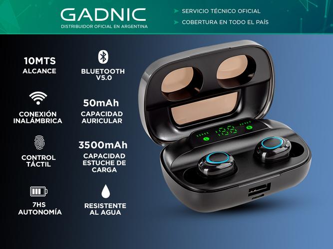 Auricular In Ear Gadnic AQUA S11 TWS Bluetooth - 1