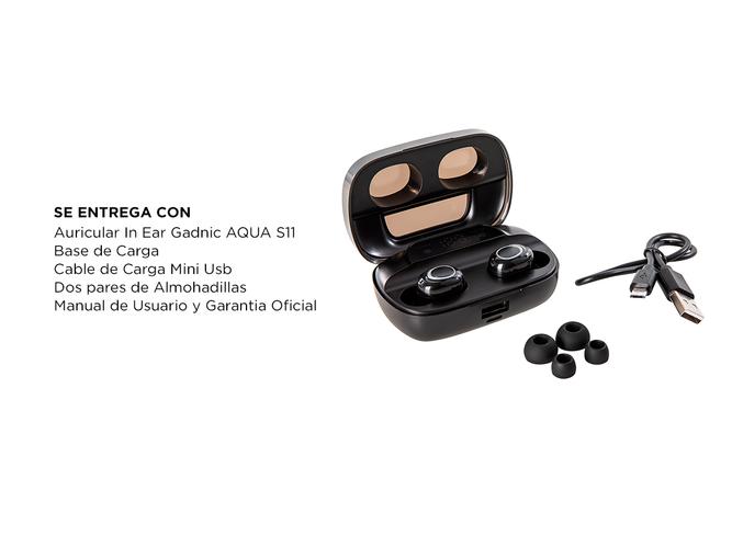 Auricular In Ear Gadnic AQUA S11 TWS Bluetooth - 6