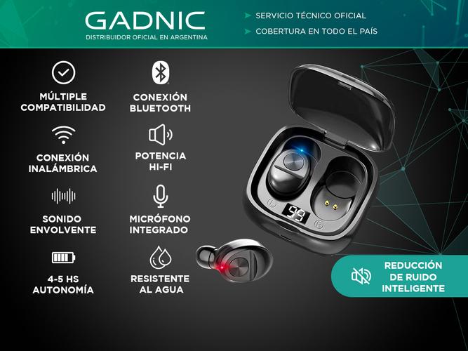 Auriculares Bluetooth Gadnic In-ear SH9 Running Deportivos Aire Libre - 1