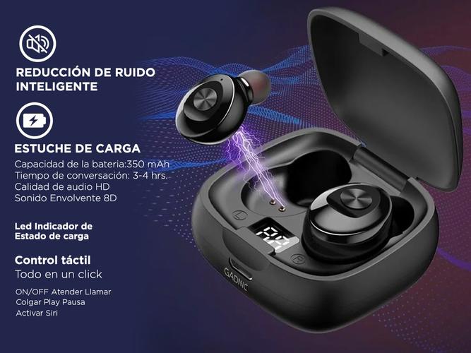 Auriculares Bluetooth Gadnic In-ear SH9 Running Deportivos Aire Libre - 4