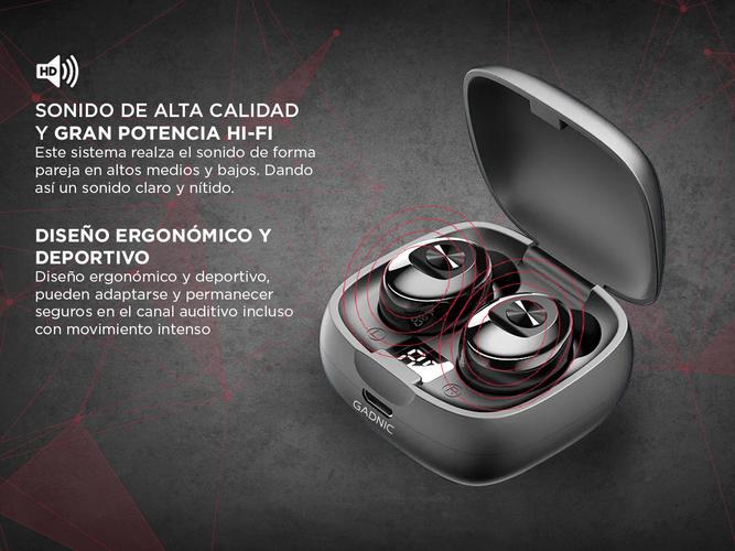 Auriculares Bluetooth Gadnic In-ear SH9 Running Deportivos Aire Libre - 5