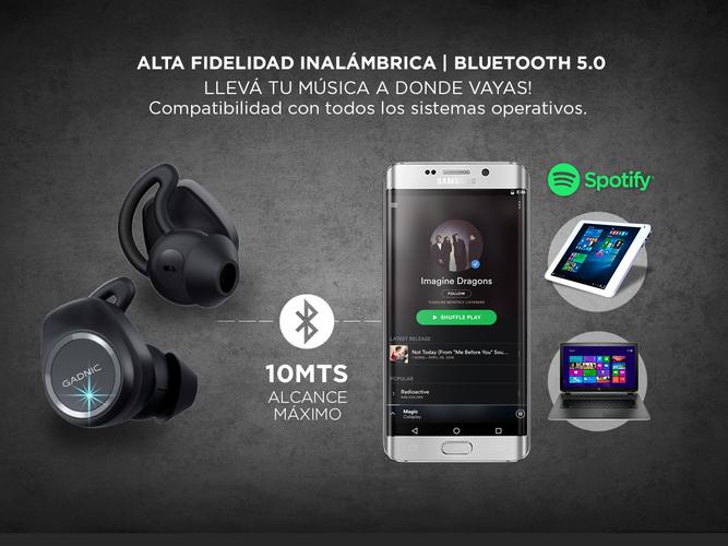 Auriculares Inalambricos Gadnic In-ear SH10 Deportivos Bluetooth Livianos Outlet - 2