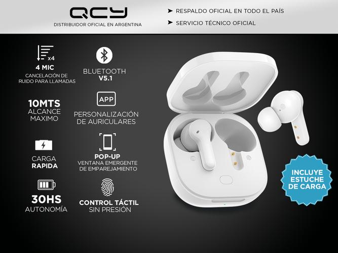 Auriculares Bluetooth QCY T13 Manos Libres Inalambrico - 1