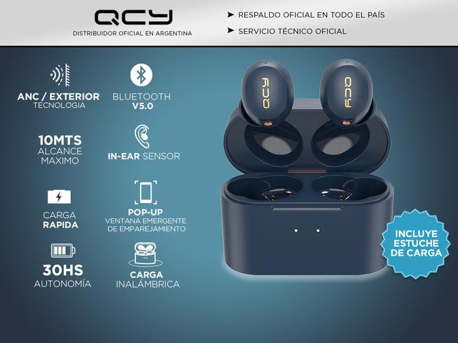 Auriculares Inalambricos QCY HT01 Bluetooth In-ear Wireless - 1