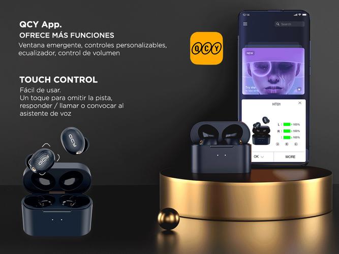 Auriculares Inalambricos QCY HT01 Bluetooth In-ear Wireless - 4