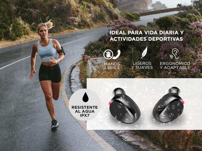 Auriculares Inalambricos Gadnic In-ear SH8 Bluetooth Running Deportes Usado - 3
